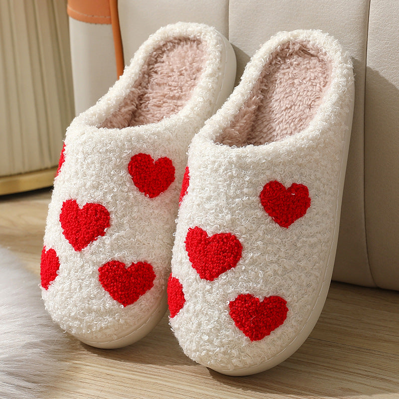 Ultra-Soft Plush Love Slippers